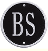 BS Black/Silver letters