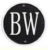 BW Black/White letters