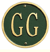 GG Green/Gold letters
