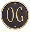 OG Bronze/Gold letters