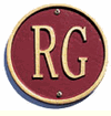 RG Red/Gold letters