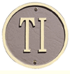 TI Taupe/Ivory letters